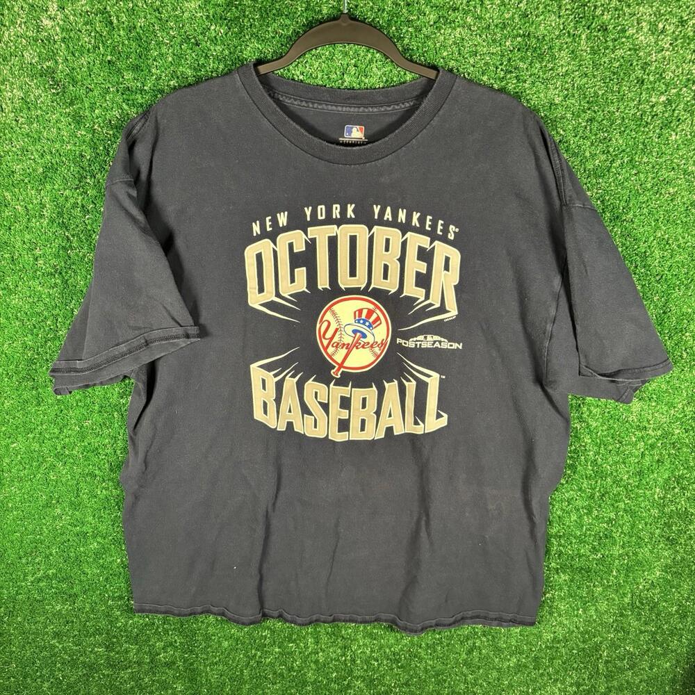 NEW YORK YANKEES OCTOBER Baseball 2XL T-Shirt DEREK JETER REGGIE JACKSON